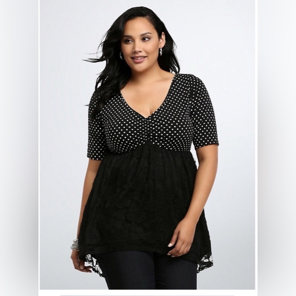 Torrid Polka Dot and Lace